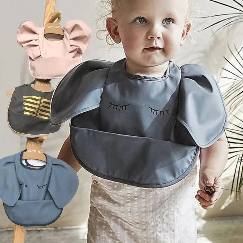 Angel Elephant Baby Bibs