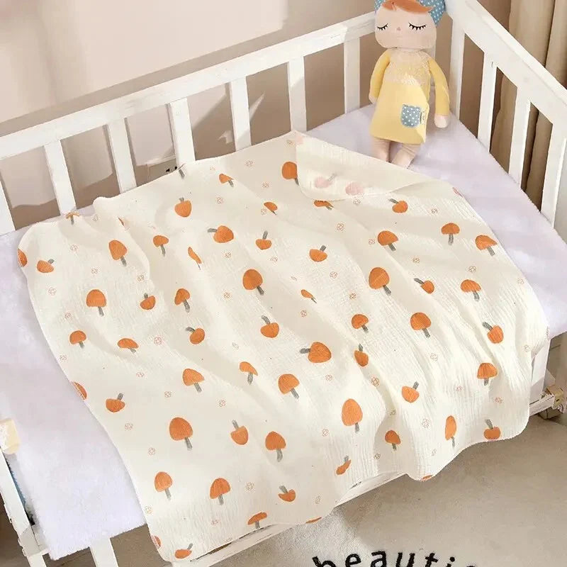 Newborn Cotton Muslin Swaddle Blanket